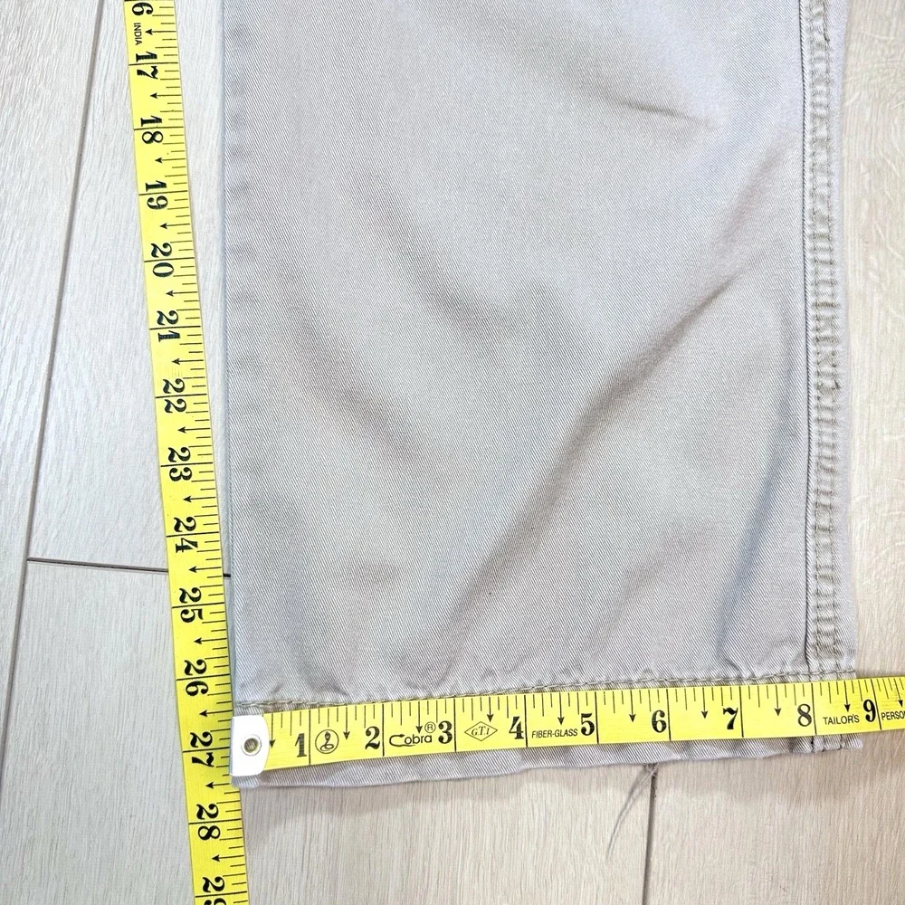 VTG Unionbay Cargo Pants Khaki 36x27 Cotton Y2K Workwear Utility Mens Casual Fit